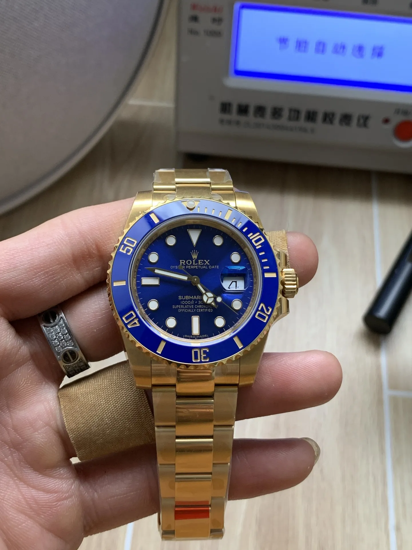 VS Factory Rolex Submariner Date "Solid Gold Blue" 41mm (126618LB) 1:1 Super Clone - DD3235 Movement - VS Factory Official