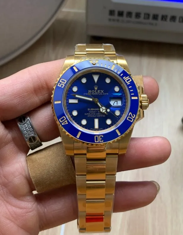 VS Factory Rolex Submariner Date "Solid Gold Blue" 41mm (126618LB) 1:1 Super Clone - DD3235 Movement - VS Factory Official photo 2