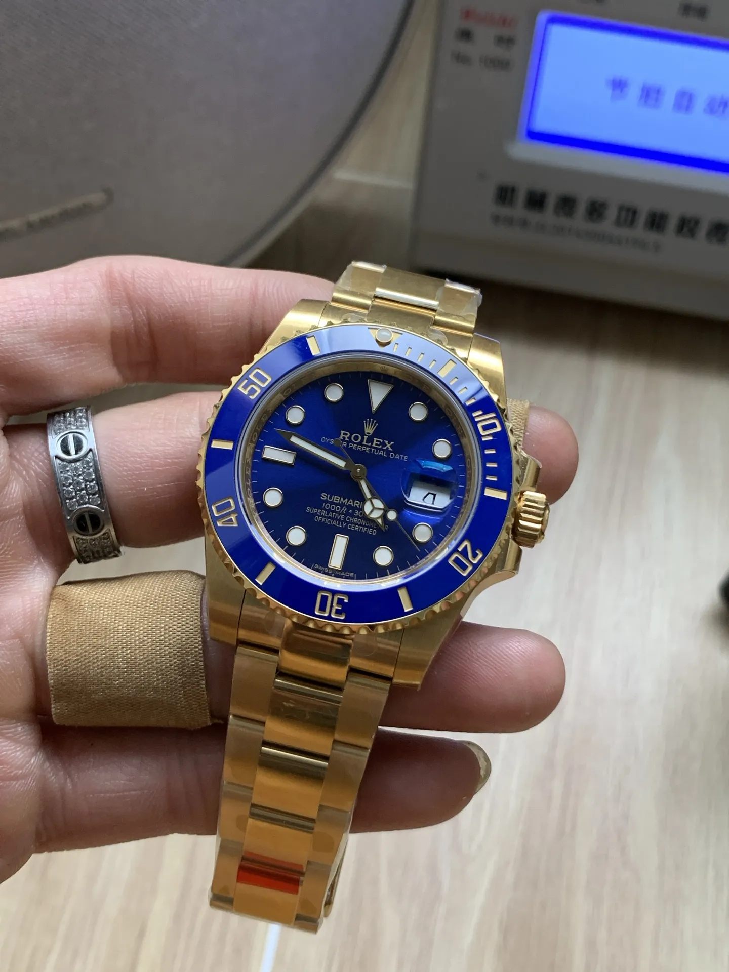 VS Factory Rolex Submariner Date "Solid Gold Blue" 41mm (126618LB) 1:1 Super Clone - DD3235 Movement - VS Factory Official photo 3