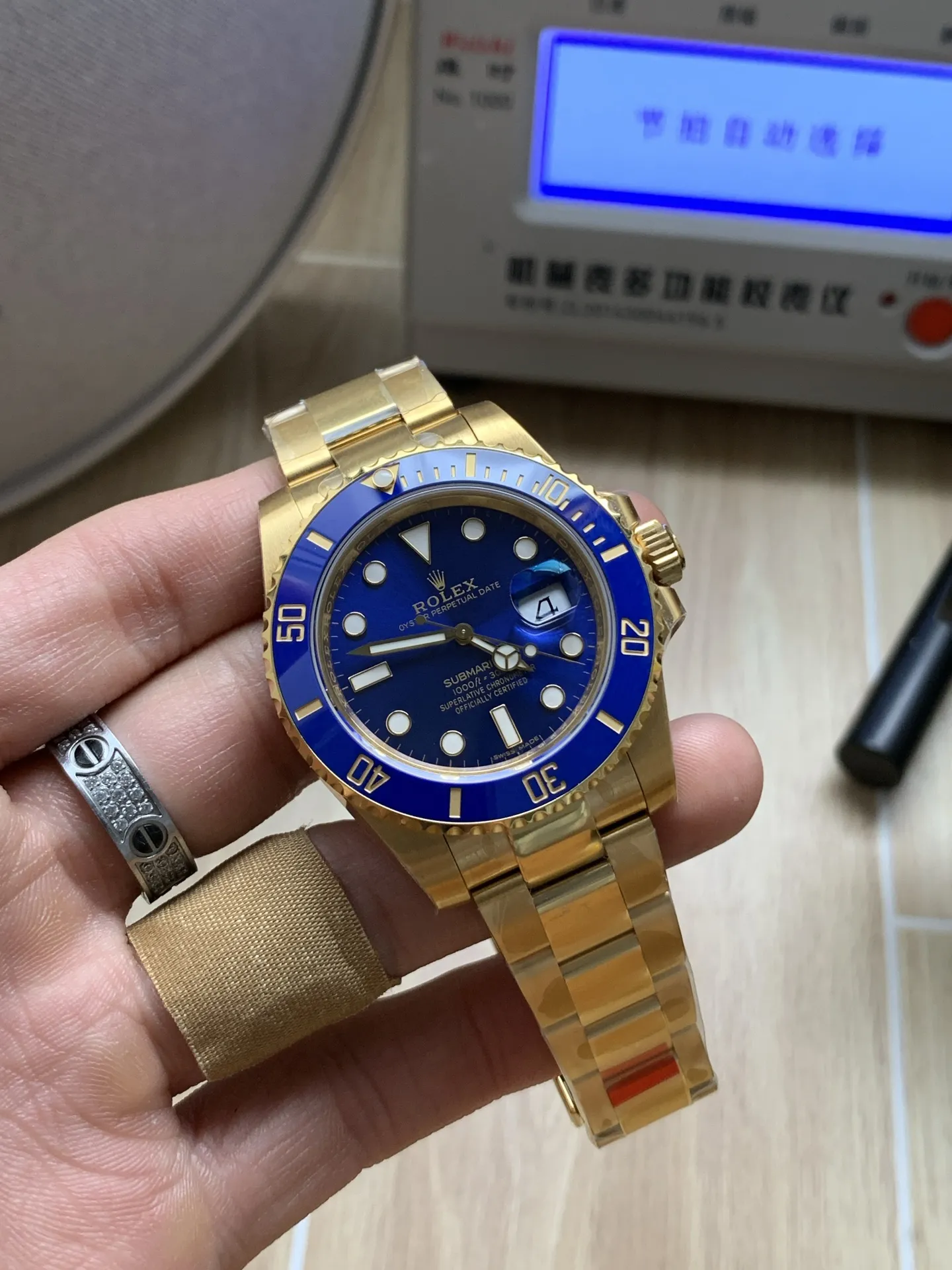 VS Factory Rolex Submariner Date "Solid Gold Blue" 41mm (126618LB) 1:1 Super Clone - DD3235 Movement - VS Factory Official photo 4