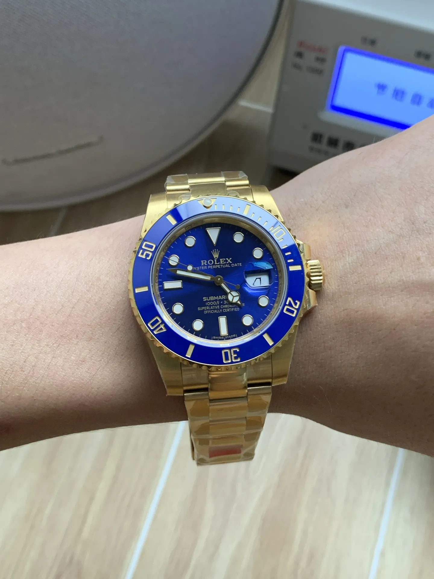 VS Factory Rolex Submariner Date "Solid Gold Blue" 41mm (126618LB) 1:1 Super Clone - DD3235 Movement - VS Factory Official photo 5