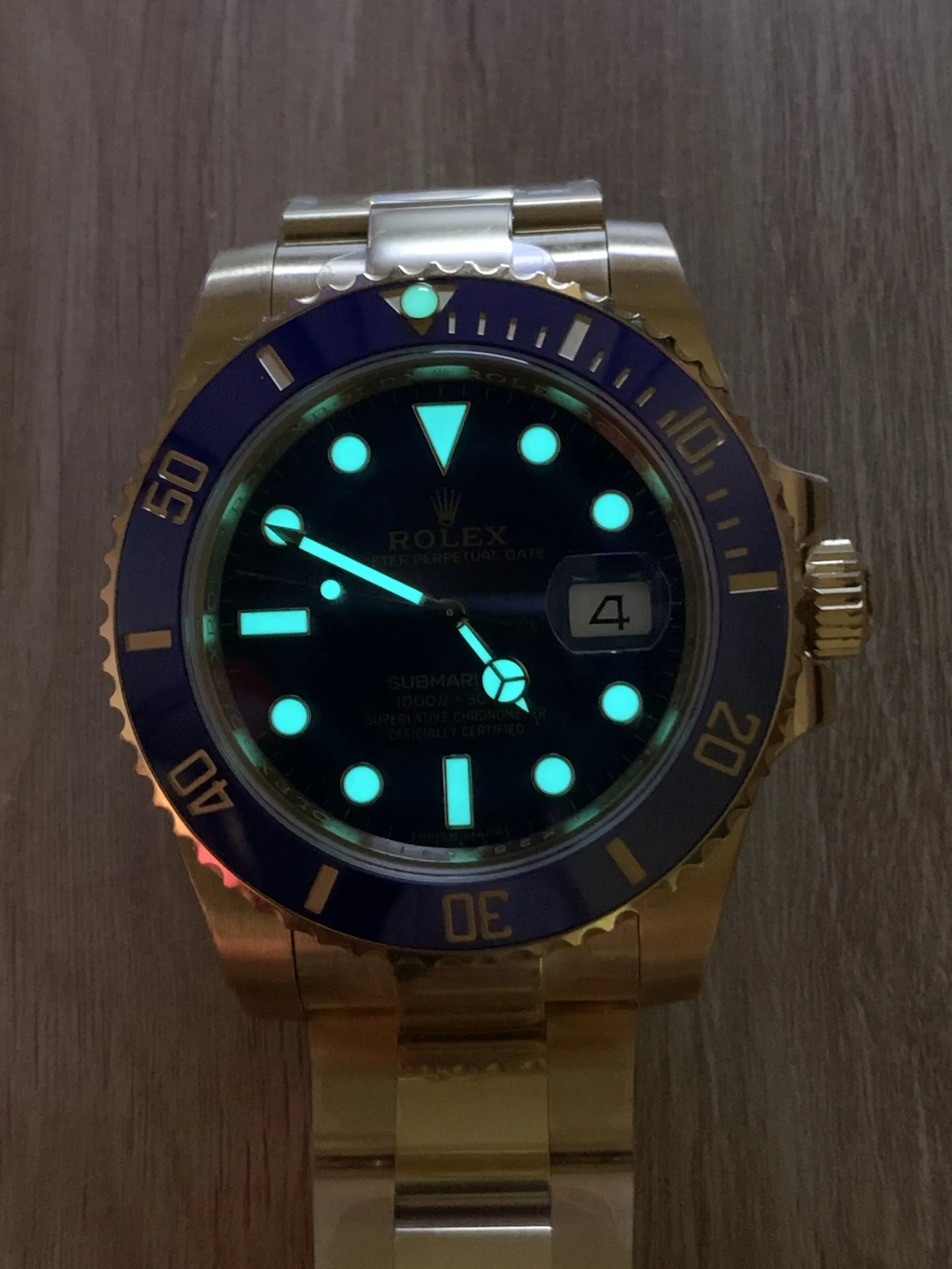 VS Factory Rolex Submariner Date "Solid Gold Blue" 41mm (126618LB) 1:1 Super Clone - DD3235 Movement - VS Factory Official photo 10
