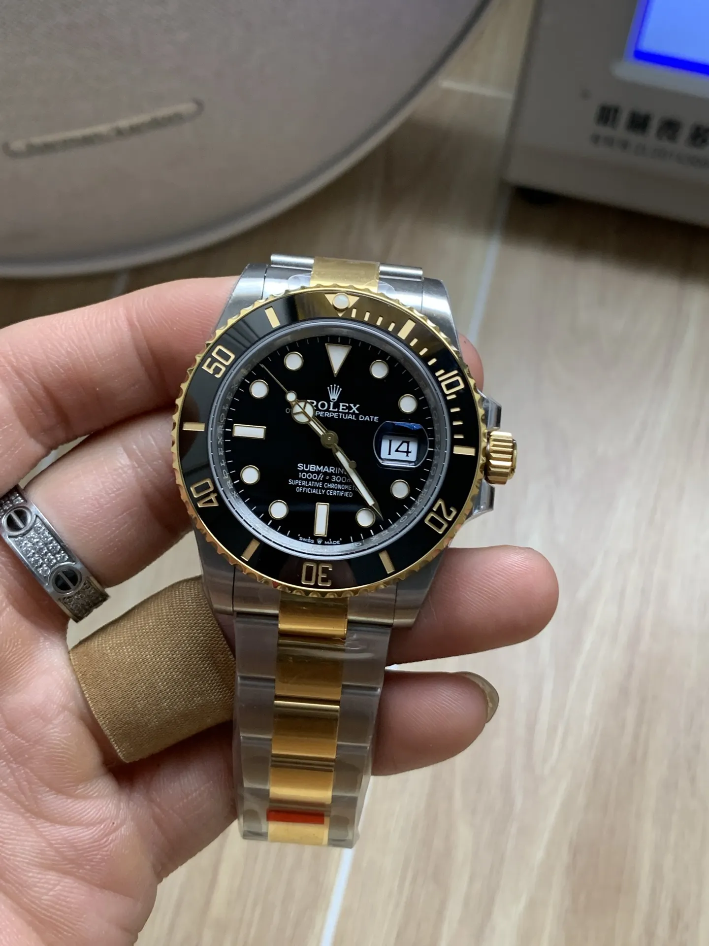 VS Factory Rolex Submariner Date "Two-Tone Black" 18K Yellow Gold 41mm (126613LN) 1:1 Super Clone - DD3235 Movement - VS Factory Official photo 2