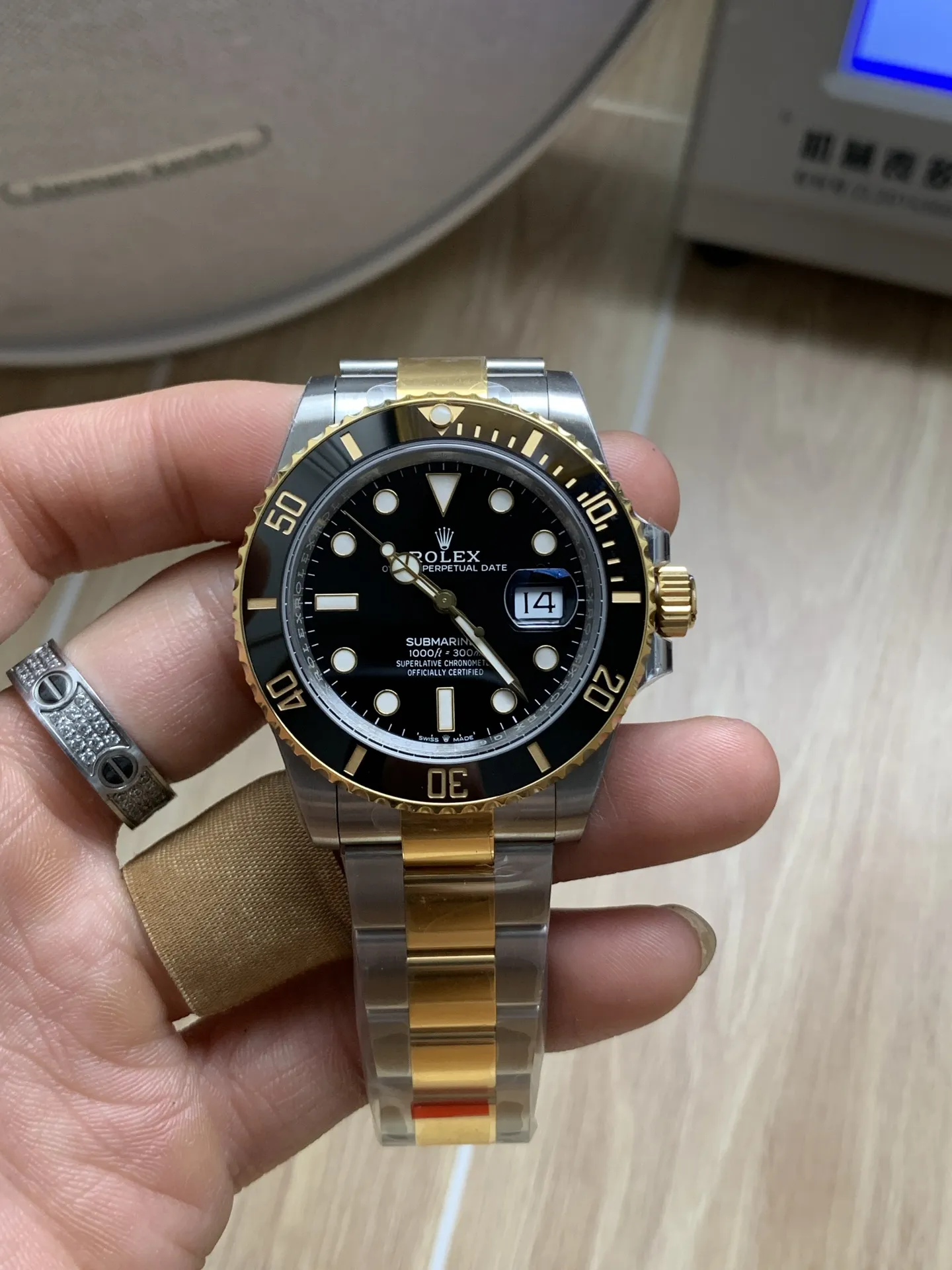 VS Factory Rolex Submariner Date "Two-Tone Black" 18K Yellow Gold 41mm (126613LN) 1:1 Super Clone - DD3235 Movement - VS Factory Official photo 3