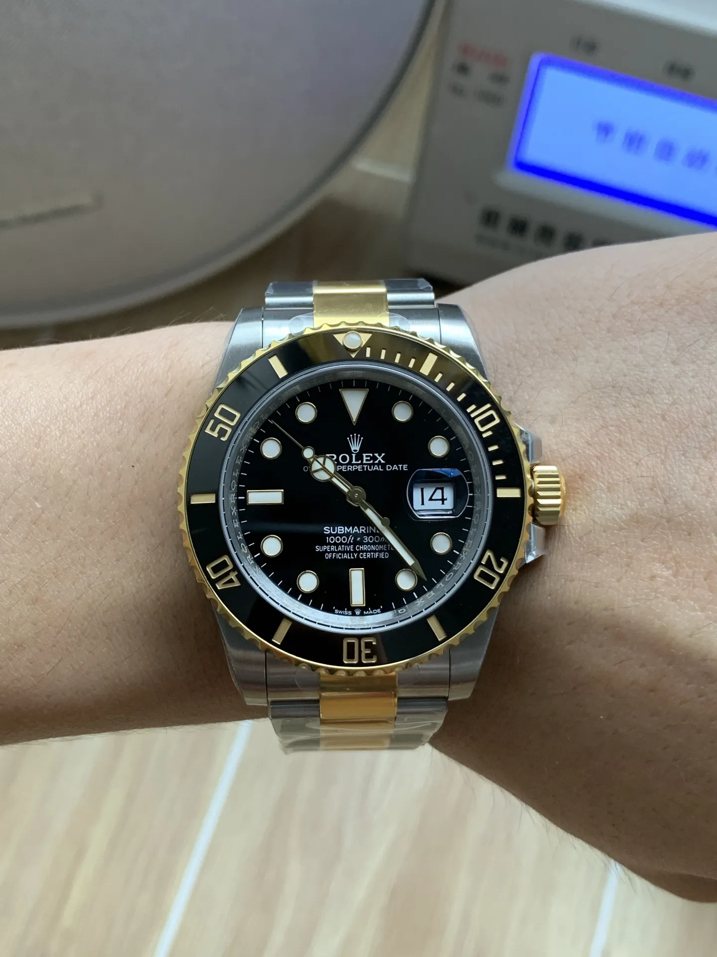 VS Factory Rolex Submariner Date "Two-Tone Black" 18K Yellow Gold 41mm (126613LN) 1:1 Super Clone - DD3235 Movement - VS Factory Official photo 5