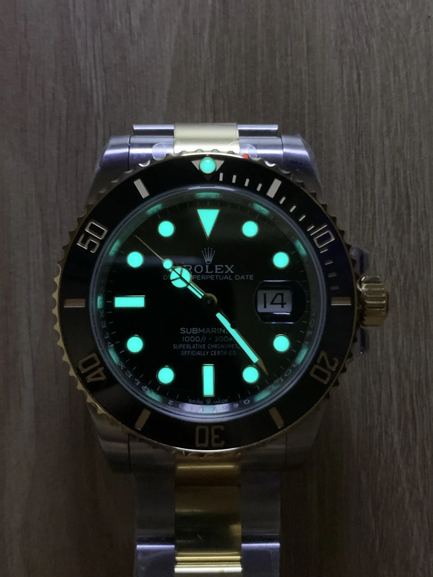 VS Factory Rolex Submariner Date "Two-Tone Black" 18K Yellow Gold 41mm (126613LN) 1:1 Super Clone - DD3235 Movement - VS Factory Official photo 10