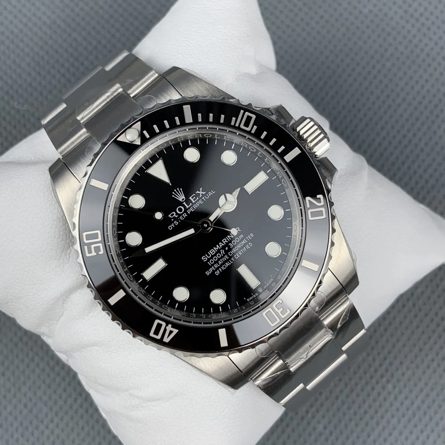 VS Factory Rolex Submariner "No-Date" Black 41mm (124060) 1:1 Super Clone - DD3230 Movement - VS Factory Official photo 3