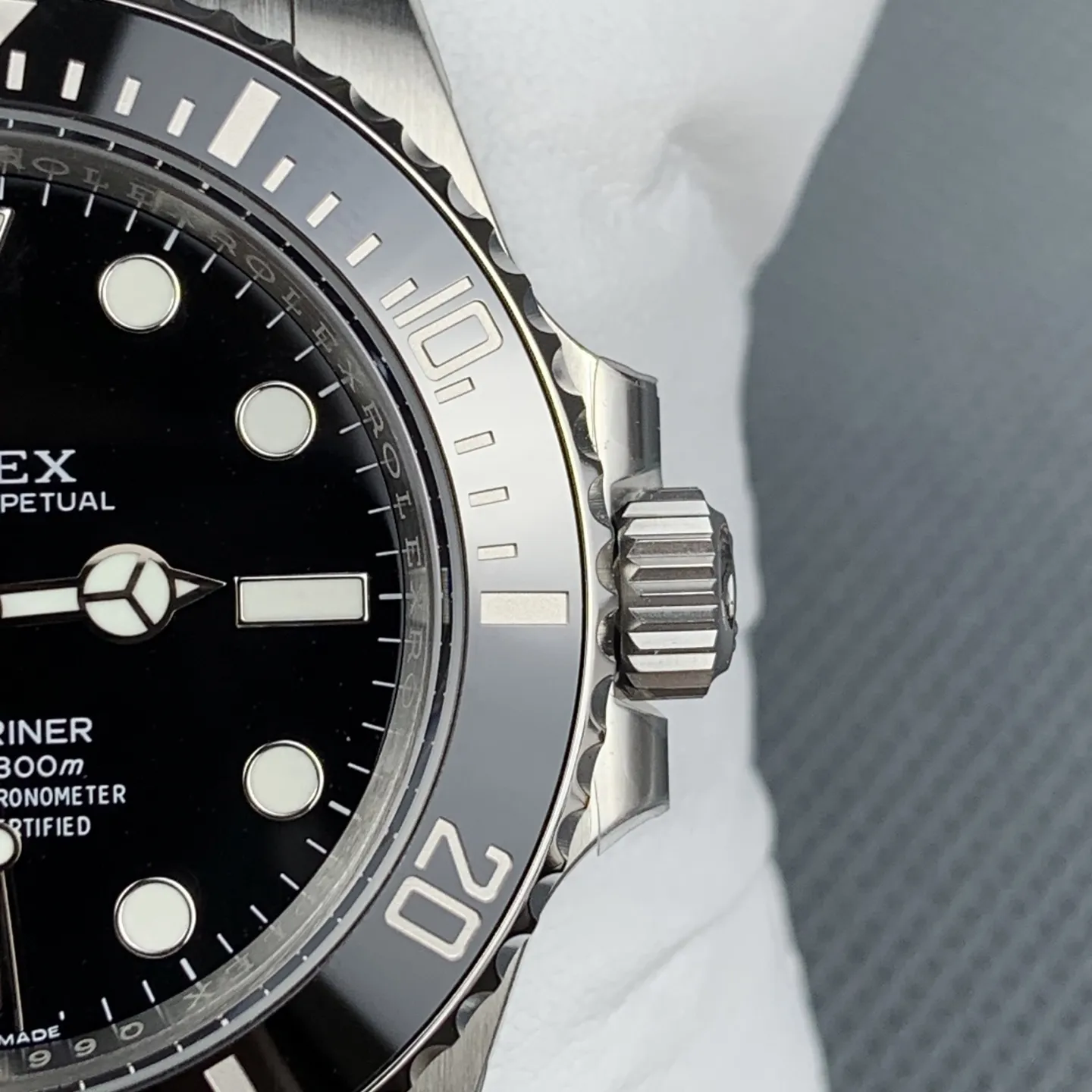 VS Factory Rolex Submariner "No-Date" Black 41mm (124060) 1:1 Super Clone - DD3230 Movement - VS Factory Official photo 6