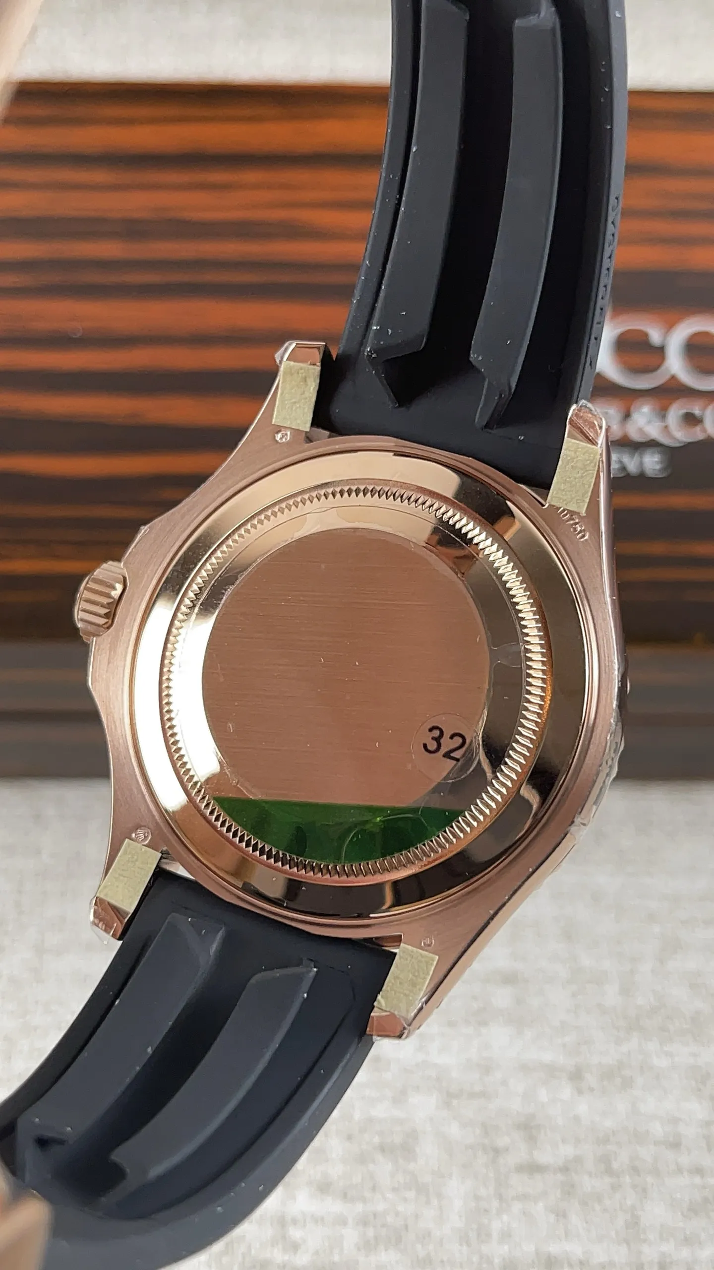 VS Factory Rolex Yacht-Master 40mm Rose Gold Matte Black Dial Ceramic Bezel Oysterflex Strap (126655) 1:1 Super Clone - DD3235 Movement - VS Factory Official photo 7