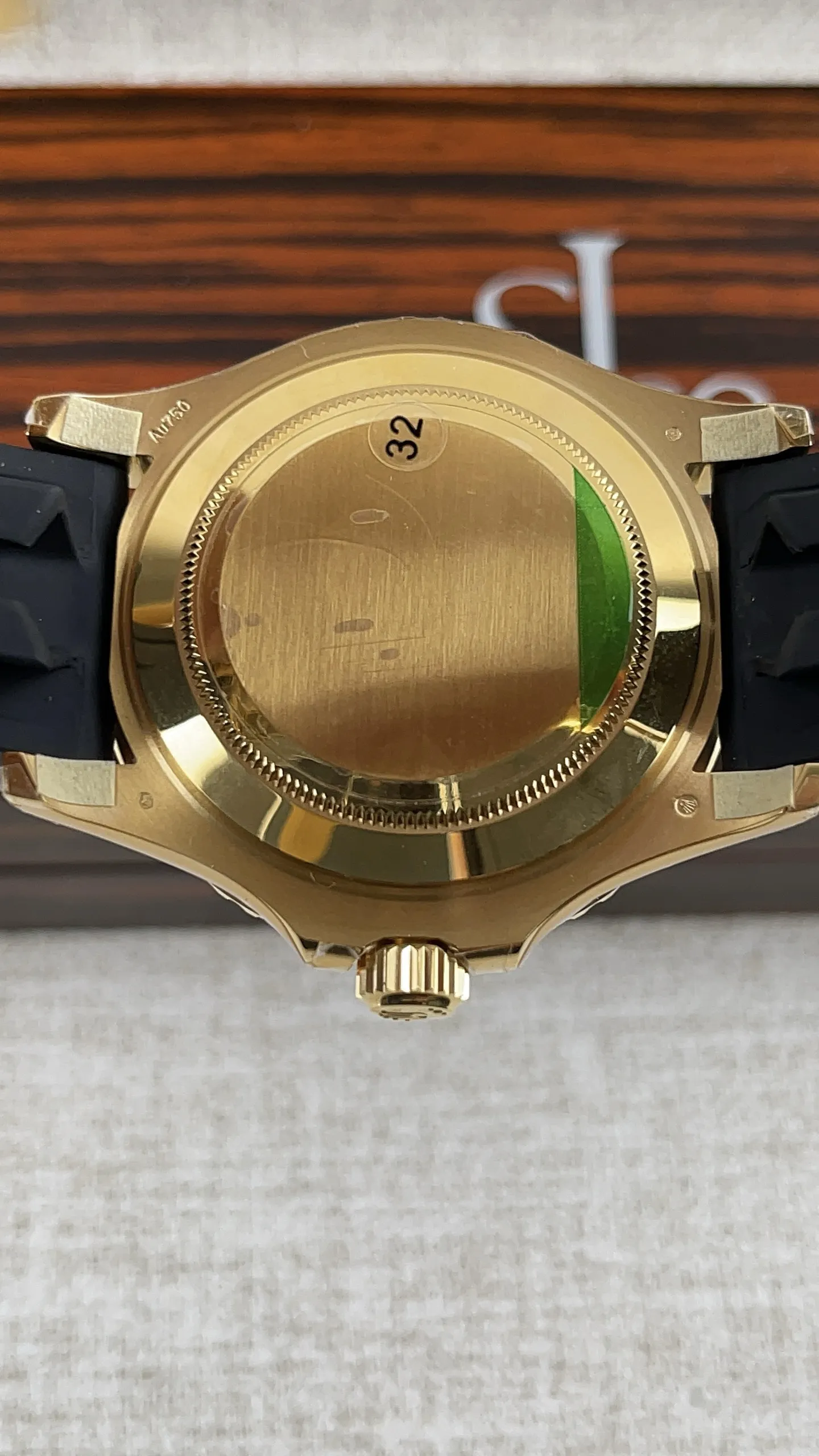 VS Factory Rolex Yacht-Master 42mm Yellow Gold Black Dial Ceramic Bezel Oysterflex Strap (226658) 1:1 Super Clone - DD3235 Movement - VS Factory Official photo 5