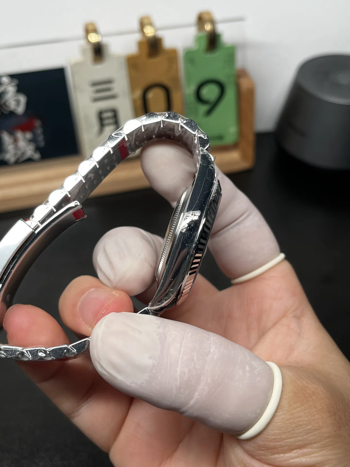 VS Factory (V2) Rolex Datejust 41mm Sunburst Slate Grey Diamond Dial Fluted Bezel Jubilee Bracelet (126334) 1:1 Super Clone - DD3235 Movement - VS Factory Official photo 4