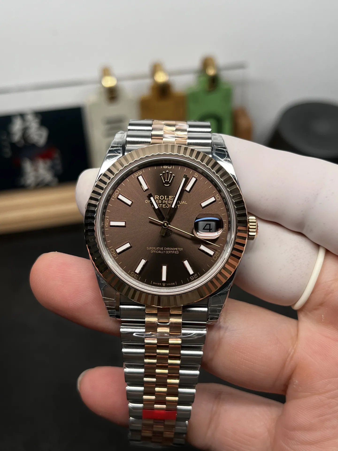 VS Factory (VSF) Rolex Datejust 41 126331 "Chocolate Dial" Two-Tone Everose Gold 1:1 Super Clone - DD3235 Movement - VS Factory Official photo 2