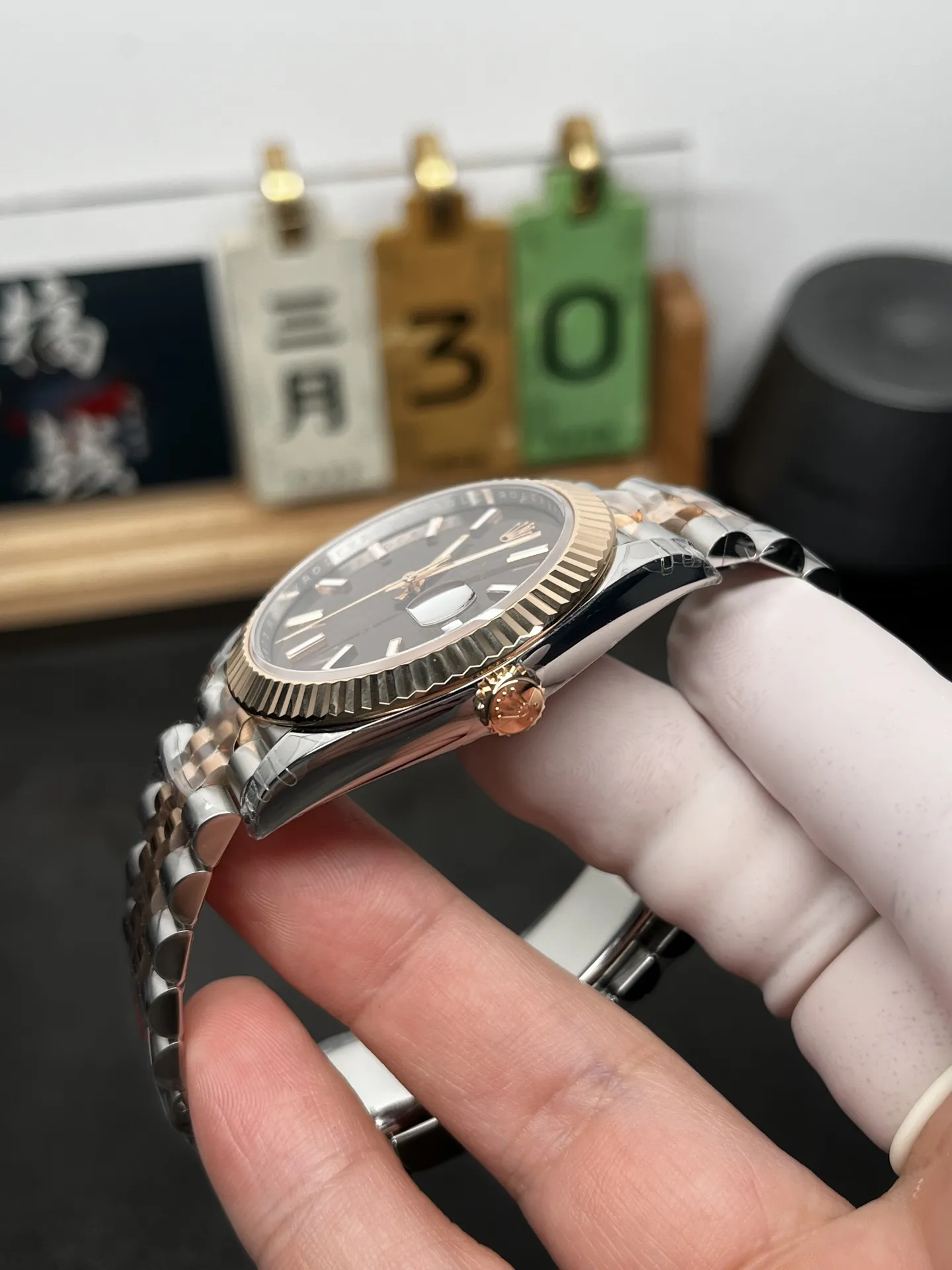 VS Factory (VSF) Rolex Datejust 41 126331 "Chocolate Dial" Two-Tone Everose Gold 1:1 Super Clone - DD3235 Movement - VS Factory Official photo 7
